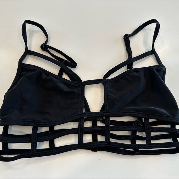 One Teaspoon Eagle Shadow Bikini Top/Bralette gray - Picture 4 of 5